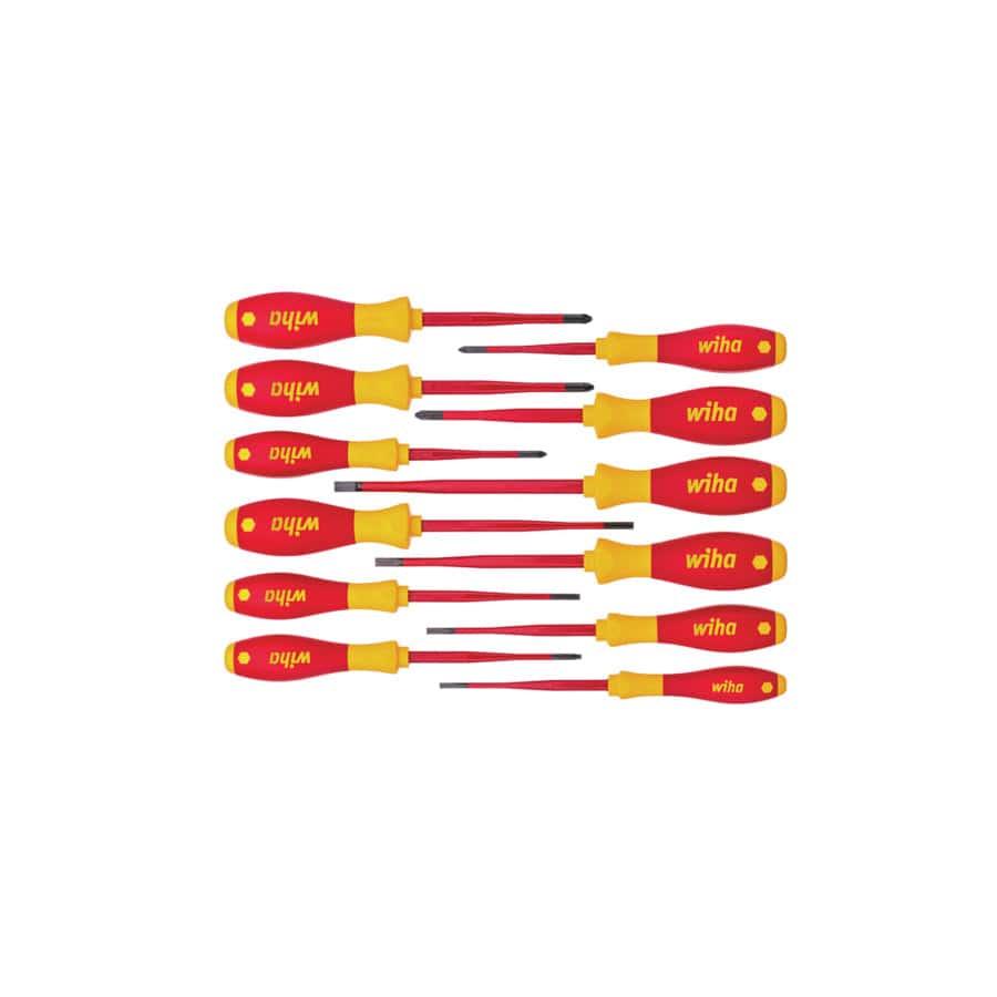 Wiha WHA41003 SoftFinish® electric slimFix Screwdriver Set, 12 Piece | Duco Car Parts UK