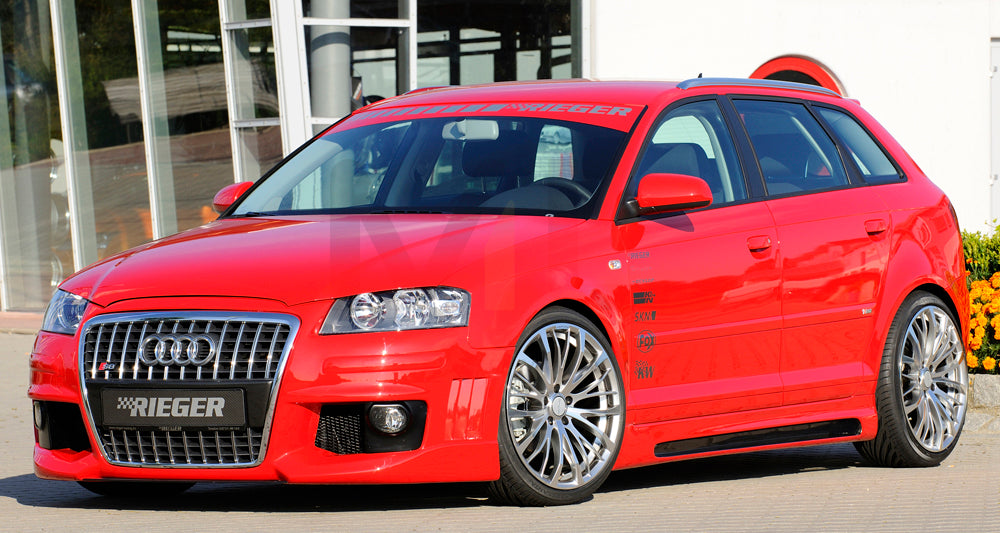 Rieger 00099012 Audi 8P A3 Side Skirt 3 | Duco Car Parts UK Car Parts