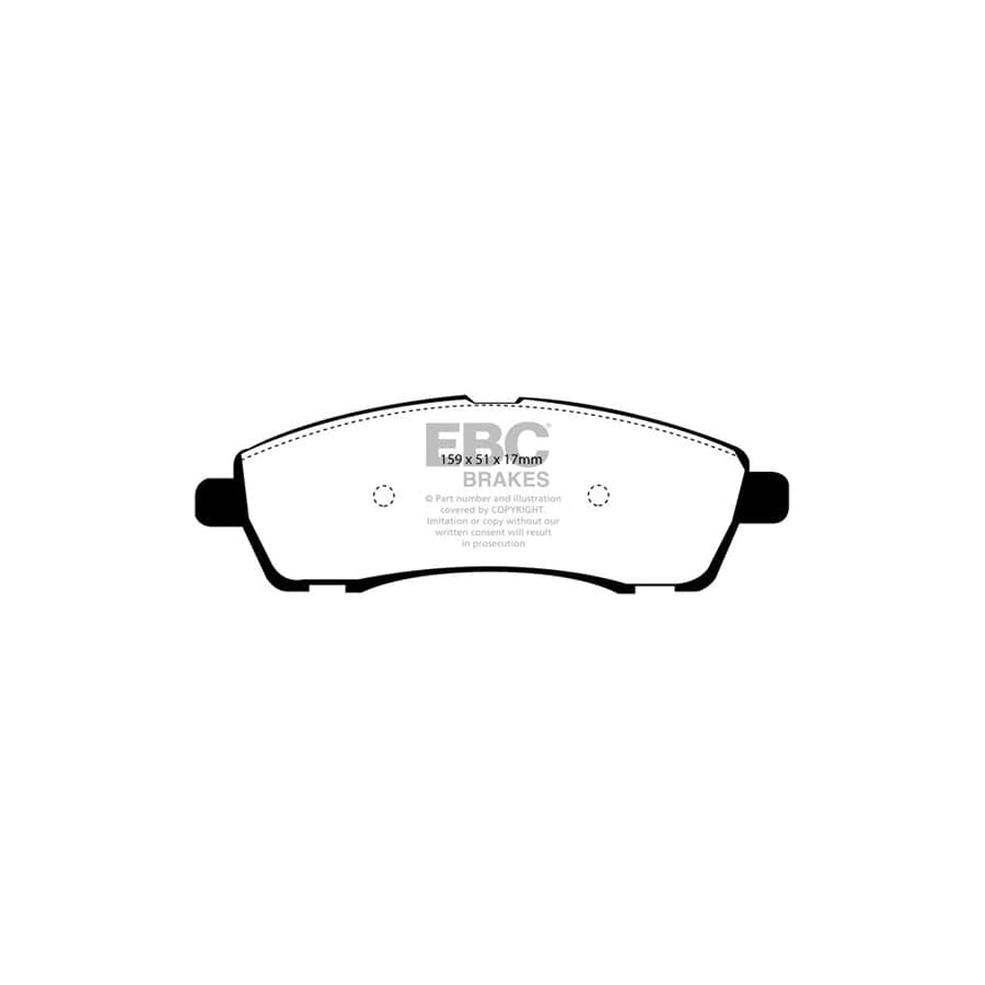 EBC PDKR317 Ford Excursion Ultimax Rear Brake Pad & Plain Disc Kit 2 | Duco Car Parts UK Car Parts