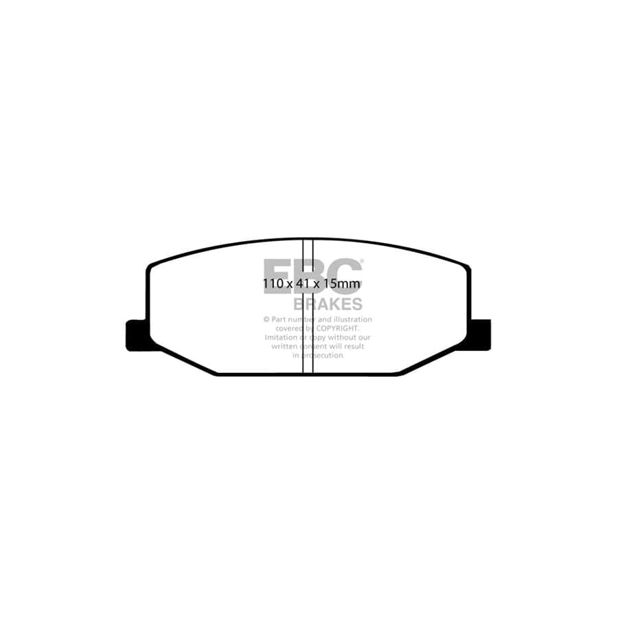 EBC PDKF1870 Suzuki Jimny Ultimax Front Brake Pad & Plain Disc Kit 2 | Duco Car Parts UK Car Parts