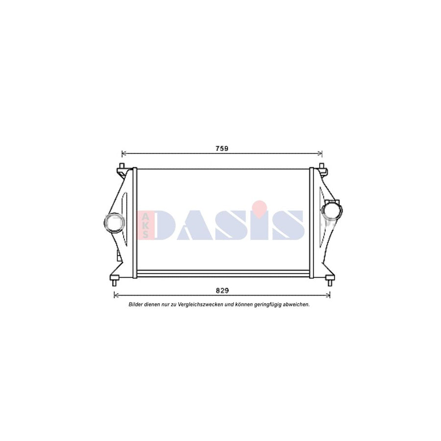 AKS Dasis 567012N Intercooler For Hyundai Ix55 (En) | Duco Car Parts UK