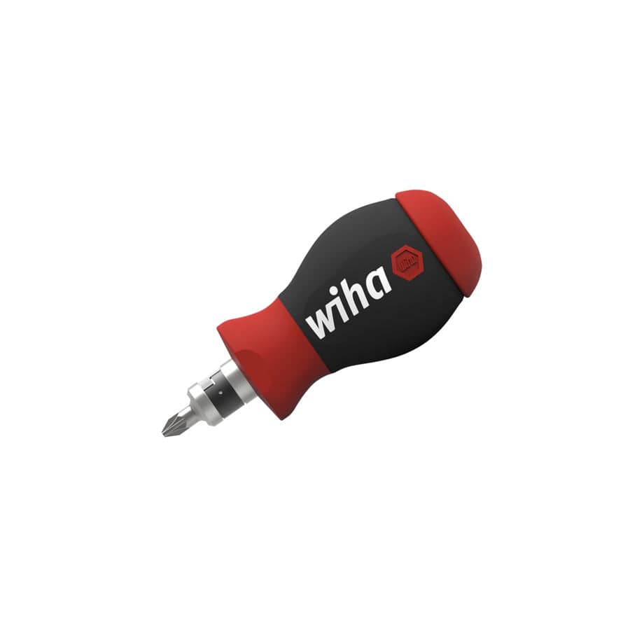Wiha WHA43613 Magnetic SoftFinish® Stubby Screwdriver with Bit Magazine | Duco Car Parts UK
