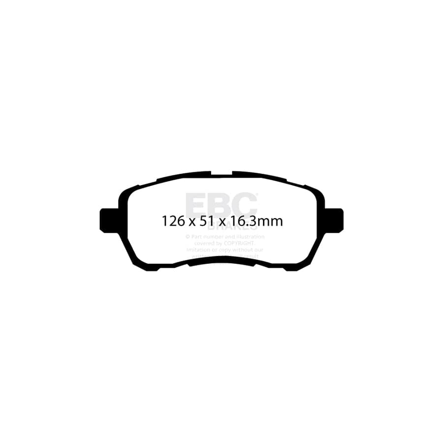 EBC PDKF1875 Suzuki Swift Ultimax Front Brake Pad & Plain Disc Kit 2 | Duco Car Parts UK Car Parts
