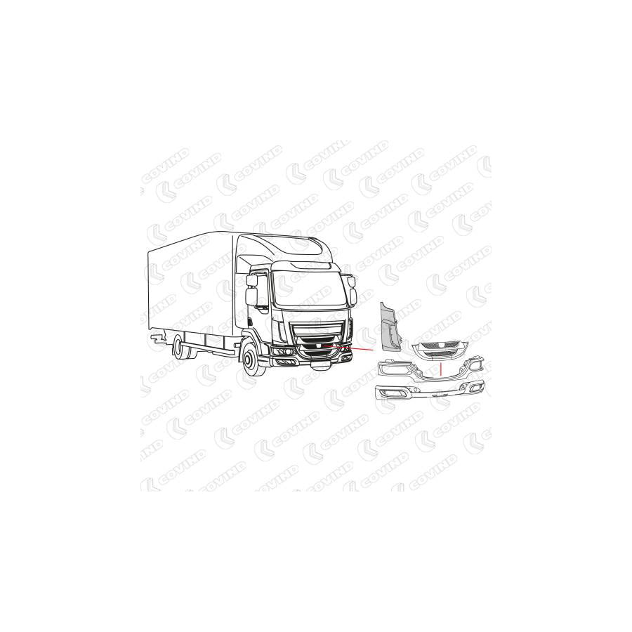 Covind Lf6/160 Wind Deflector | Duco Car Parts UK