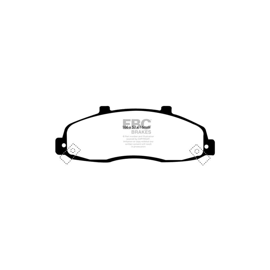 EBC PDKF2204 Ford F-150 Ultimax Front Brake Pad & Plain Disc Kit 2 | Duco Car Parts UK Car Parts