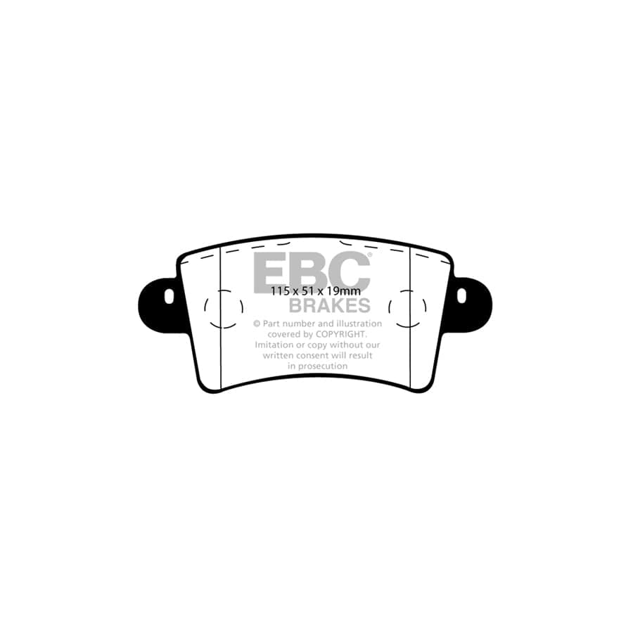 EBC PDKR683 Nissan Opel Renault Vauxhall Ultimax Rear Brake Pad & Plain Disc Kit (Inc. Interstar, Movano, Master) 2 | Duco Car Parts UK Car Parts