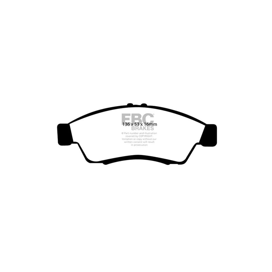 EBC PDKF1873 Suzuki Liana Ultimax Front Brake Pad & Plain Disc Kit 2 | Duco Car Parts UK Car Parts