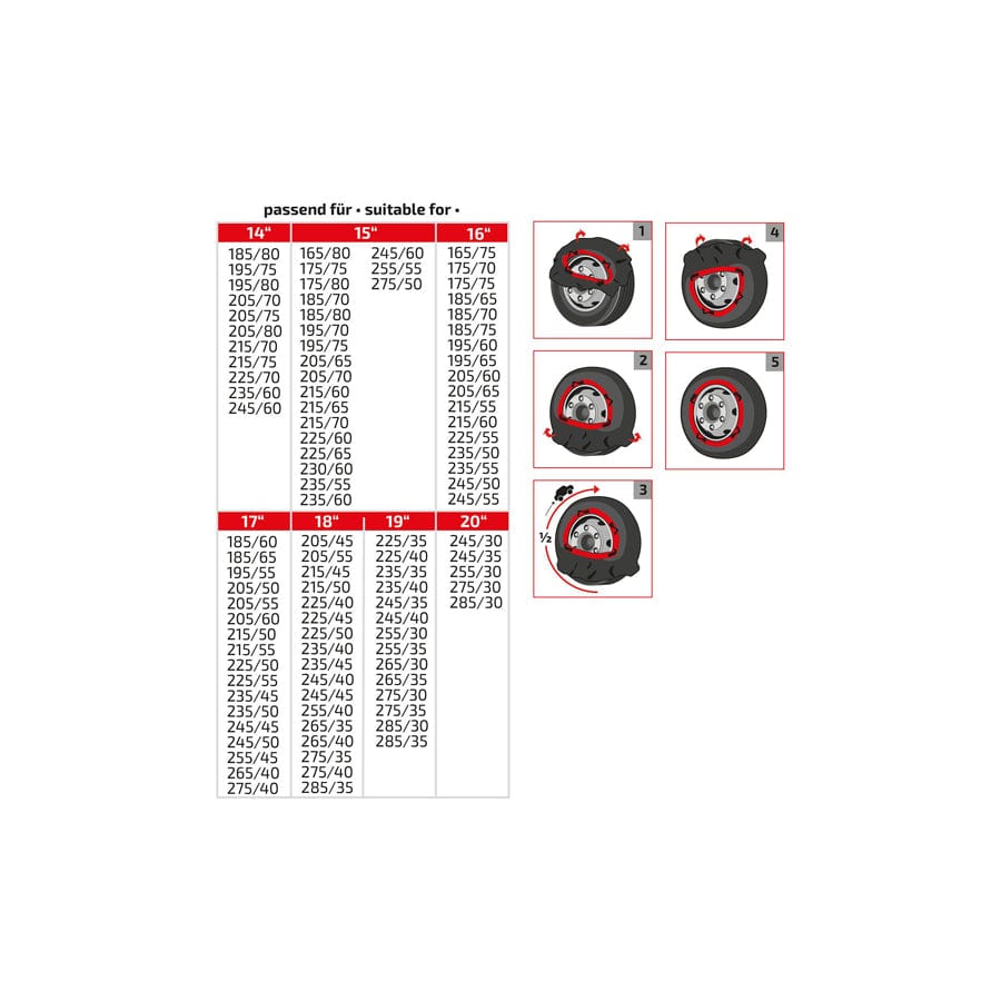 Heyner 735530 Snow Chain | Duco Car Parts UK UK