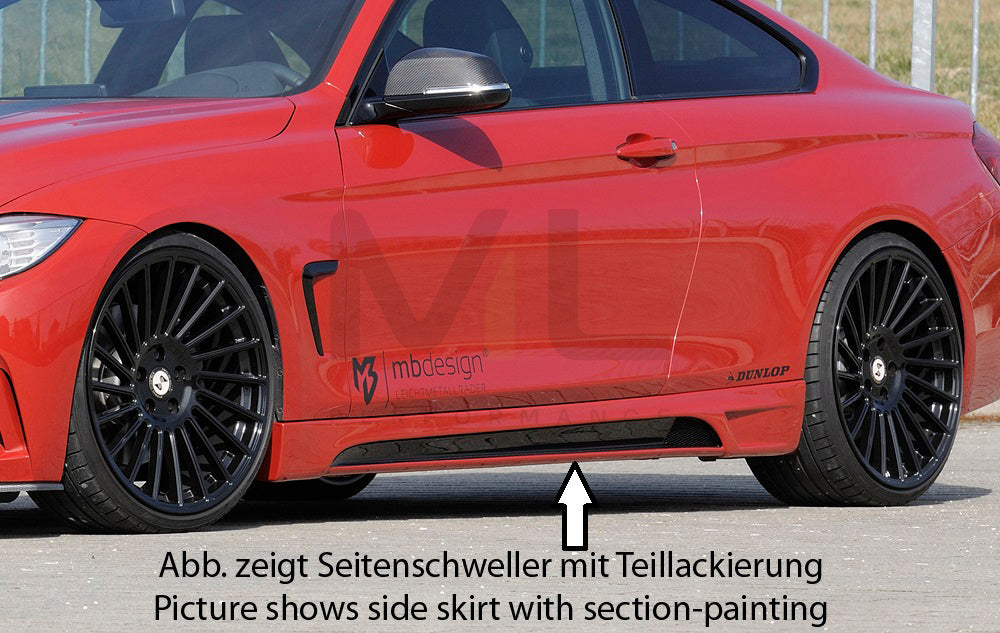 Rieger 00099244 BMW 4 Series F32 F33 Side Skirt 1 | Duco Car Parts UK Car Parts