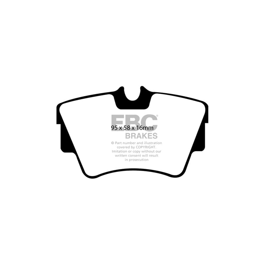 EBC PDKR688 Nissan Opel Renault Vauxhall Ultimax Rear Brake Pad & Plain Disc Kit - Girling/TRW Caliper 2 | Duco Car Parts UK Car Parts