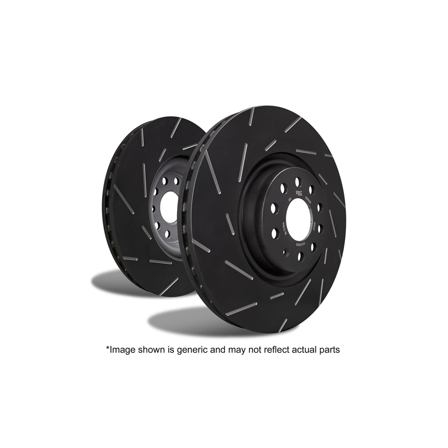 EBC PD07KR247 Skoda Octavia (5E) Redstuff Rear Brake Pad & USR Disc Kit - TRW Caliper 3 | Duco Car Parts UK Car Parts