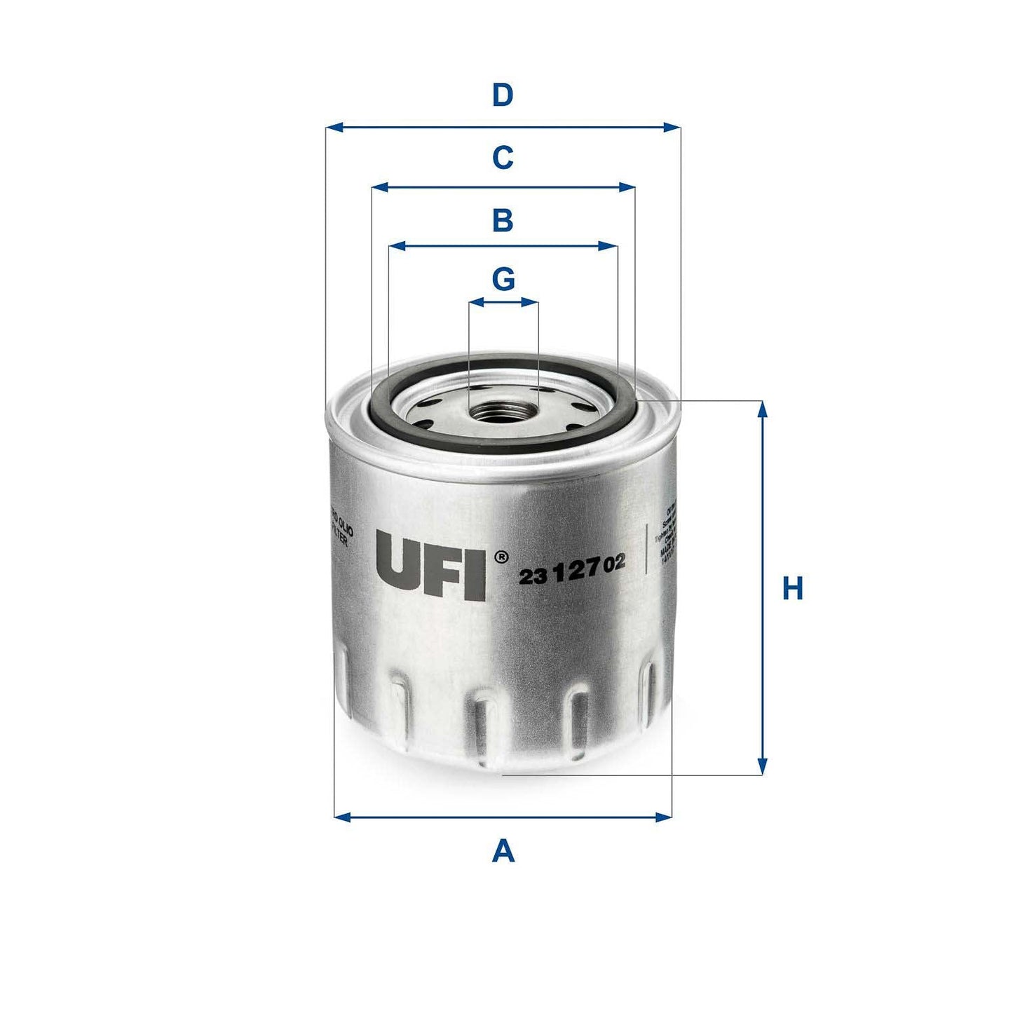 UFI 23.127.02 Oil Filter