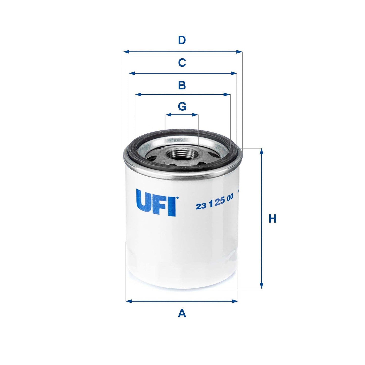 UFI 23.125.00 Oil Filter