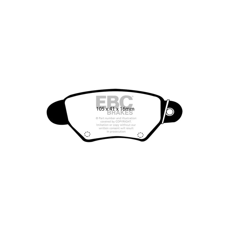 EBC PDKR692 Opel Vauxhall Ultimax Rear Brake Pad & Plain Disc Kit - Bosch Caliper 2 | Duco Car Parts UK Car Parts