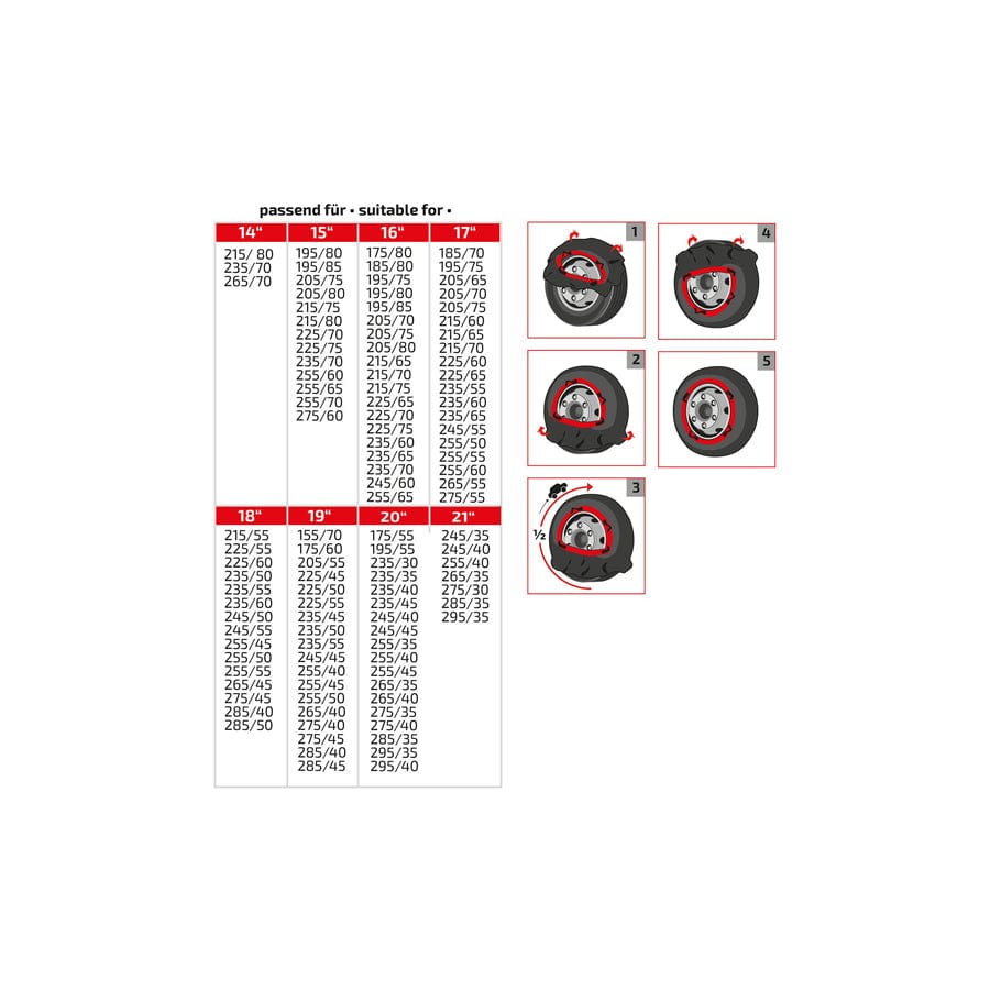 Heyner 735540 Snow Chain | Duco Car Parts UK UK