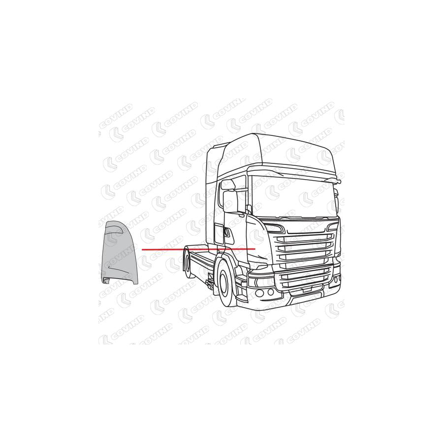 Covind 146/161 Wind Deflector | Duco Car Parts UK