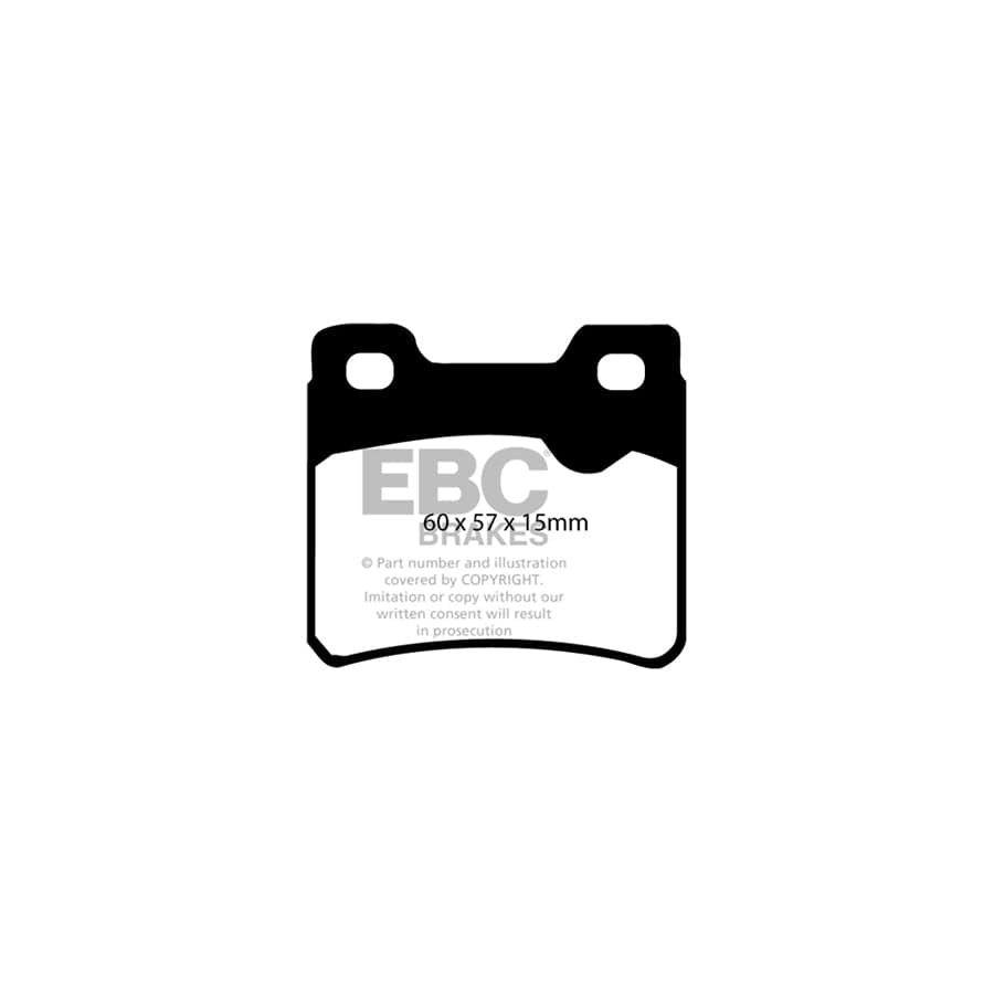 EBC PDKR698 Opel Vauxhall Calibra Ultimax Rear Brake Pad & Plain Disc Kit - ATE Caliper 2 | Duco Car Parts UK Car Parts