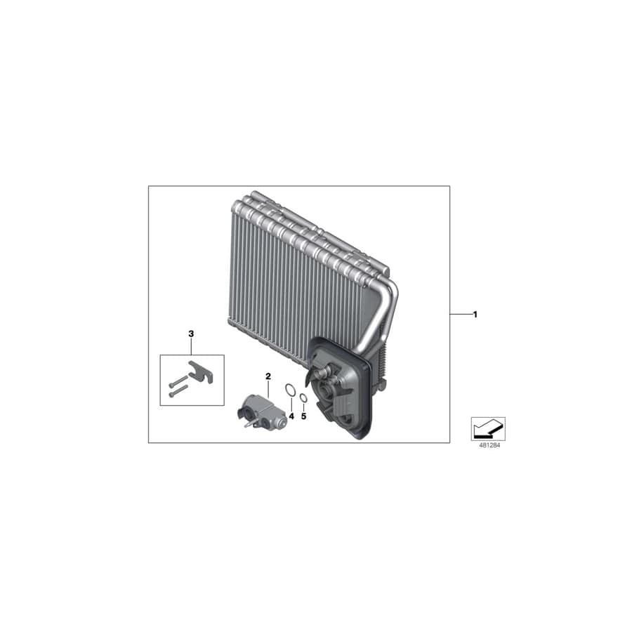 Genuine BMW 64119496918 G05 G07 Evaporator (Inc. X7 M50iX, X7 30dX & X7 M50dX) | Duco Car Parts UK Car Parts