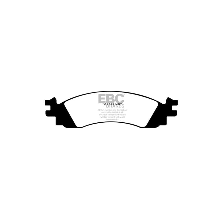EBC PDKF718 Ford Explorer Ultimax Front Brake Pad & Plain Disc Kit 2 | Duco Car Parts UK Car Parts