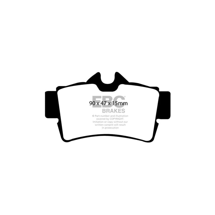 EBC PDKR347 Ford Mustang Ultimax Rear Brake Pad & Plain Disc Kit 2 | Duco Car Parts UK Car Parts