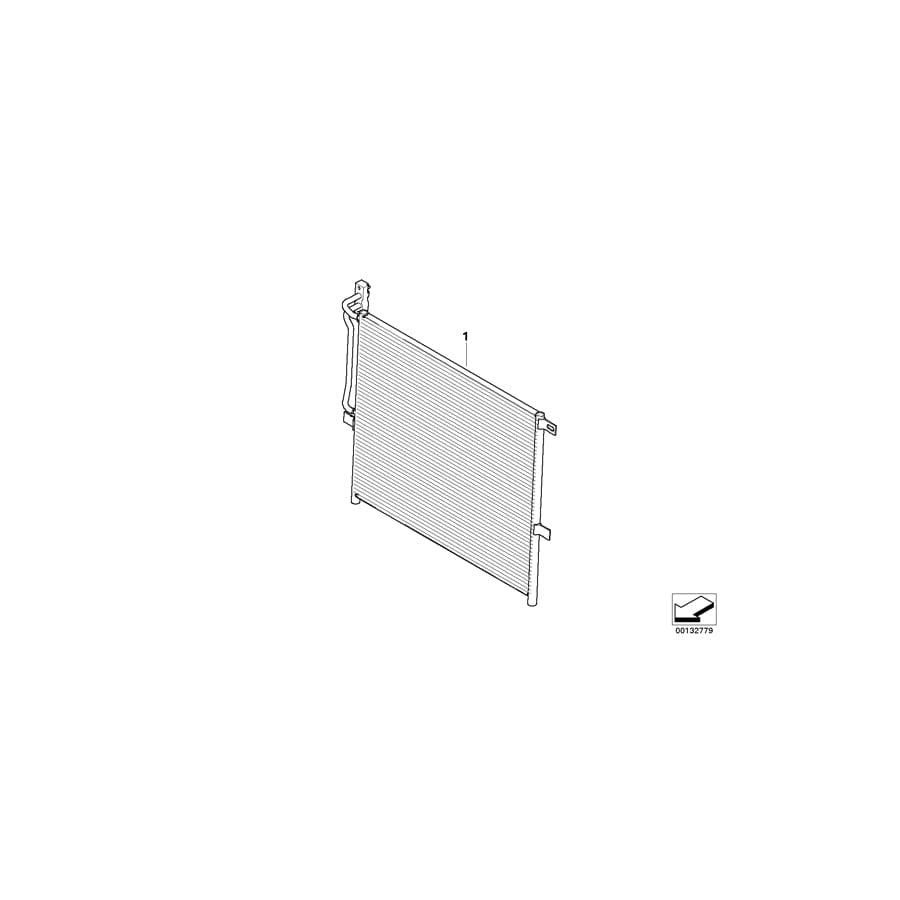 Genuine BMW 64538377648 E46 E83 Condenser Air Conditioning (Inc. X3 3.0sd, 320Cd & 318d) | Duco Car Parts UK Car Parts