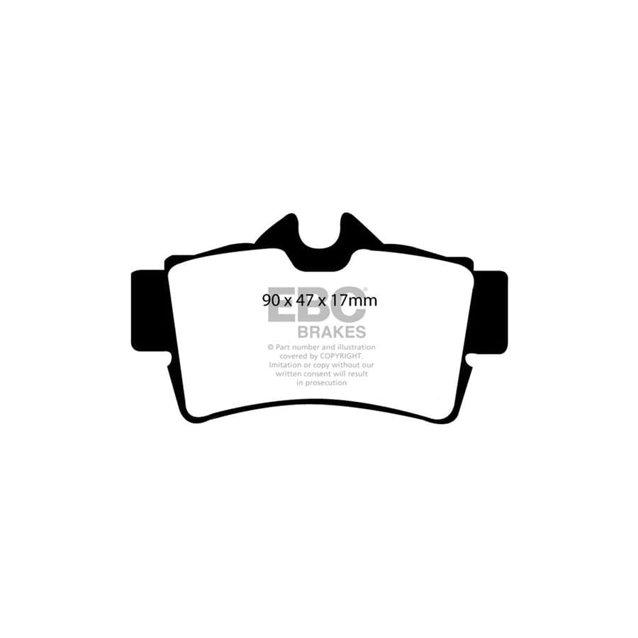 EBC PDKR346 Ford Mustang Ultimax Rear Brake Pad & Plain Disc Kit 2 | Duco Car Parts UK Car Parts