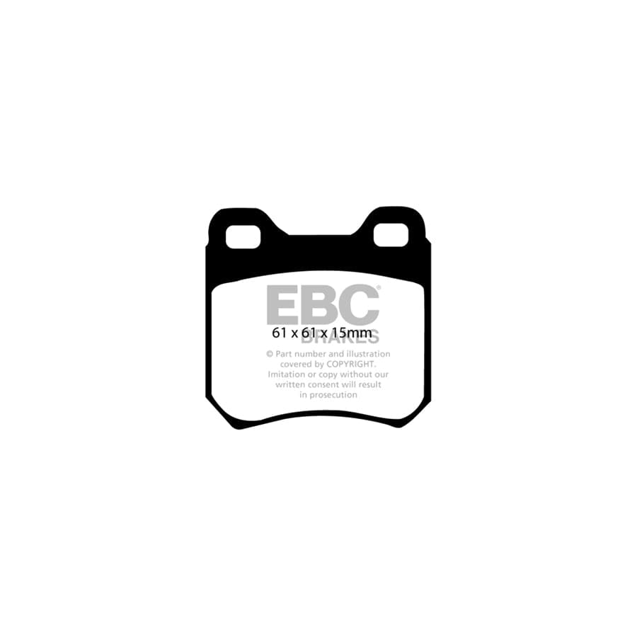 EBC PDKR705 Opel Vauxhall Ultimax Rear Brake Pad & Plain Disc Kit - ATE Caliper (Inc. Omega, Carlton, Senator) 2 | Duco Car Parts UK Car Parts