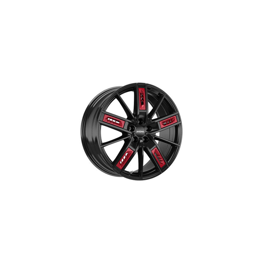 Ronal R67 Red Right 8x18 ET30 67R8805.073/020 RED/R Jetblack Wheel | Duco Car Parts UK Car Parts