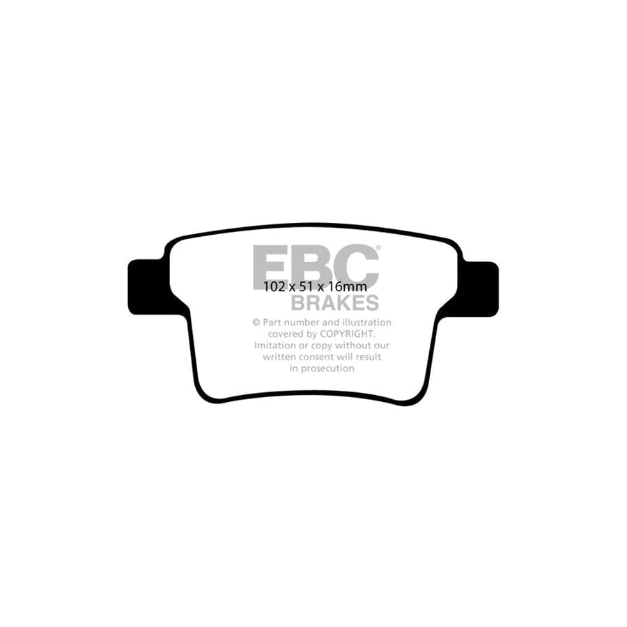 EBC PDKR345 Ford Jaguar Ultimax Rear Brake Pad & Plain Disc Kit - Bosch Caliper 2 | Duco Car Parts UK Car Parts