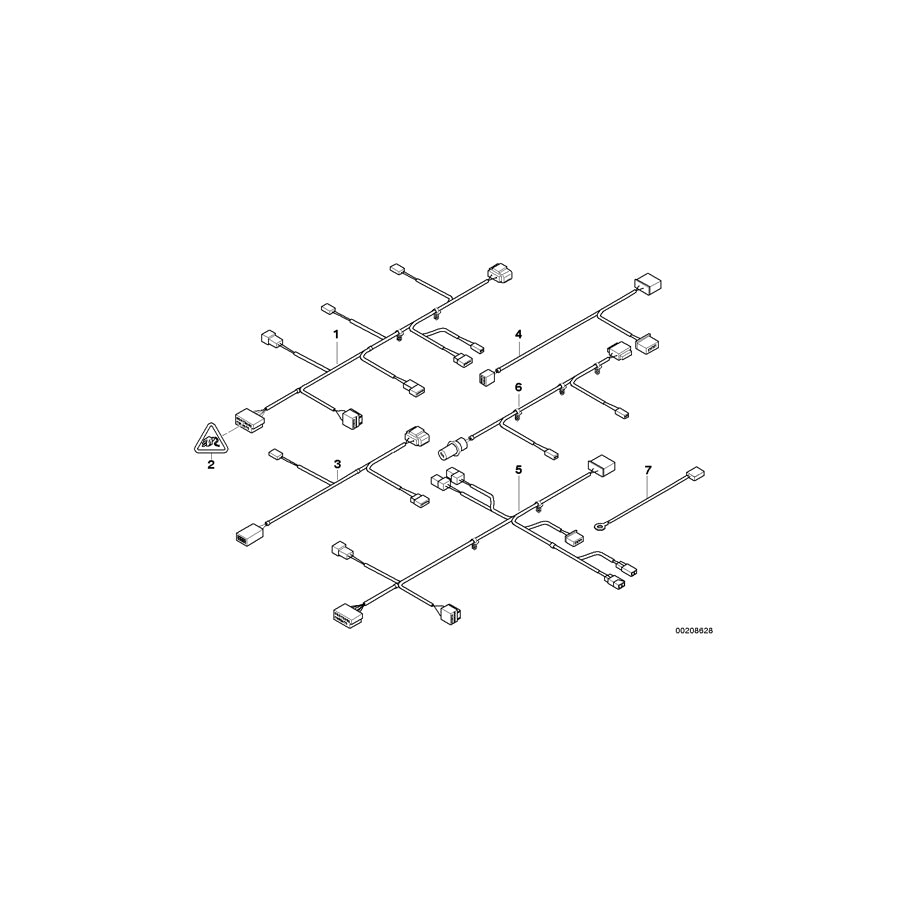 Genuine BMW 61129218769 E93 Wiring Loom, Seat Motors, Driver Side (Inc. 325i, 318i & 328i) | Duco Car Parts UK