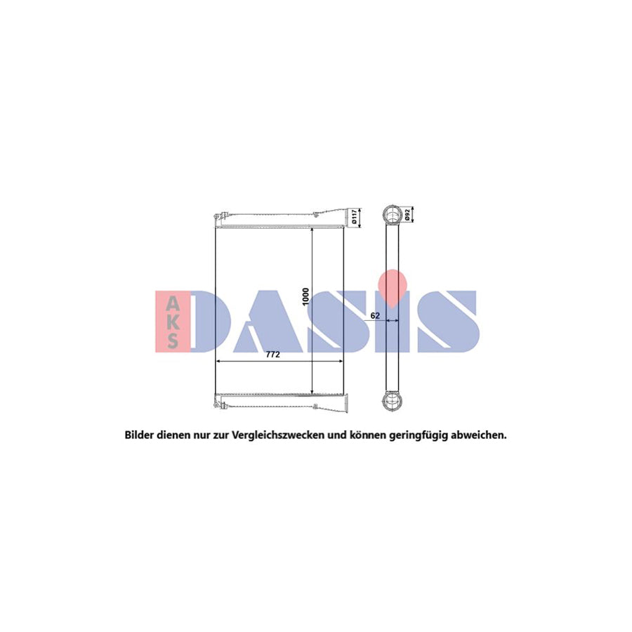 AKS Dasis 467006N Intercooler | Duco Car Parts UK