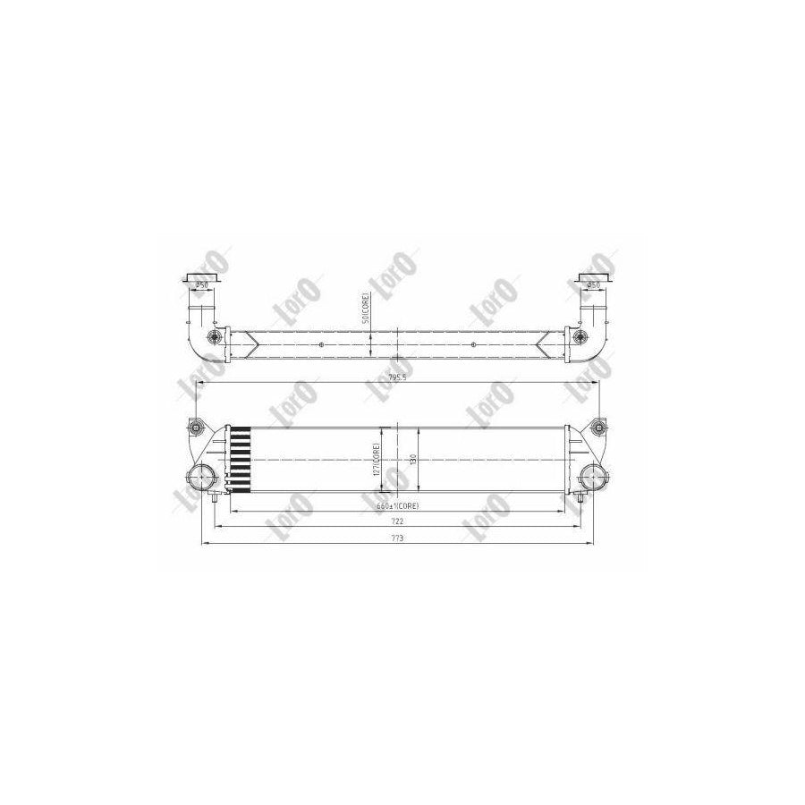 Abakus 0160180008 Intercooler For Fiat Sedici (Fy) | Duco Car Parts UK