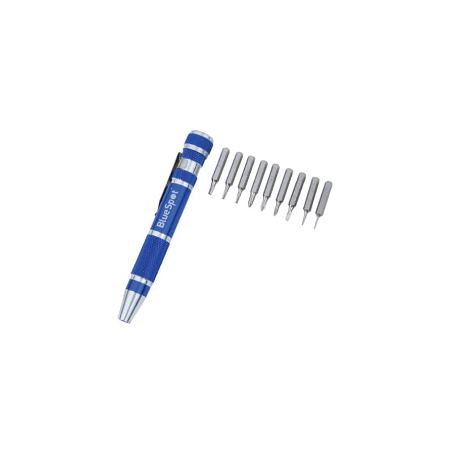 BlueSpot Tools B/S12610 9-in-1 Screwdriver Bit Set | Duco Car Parts UK