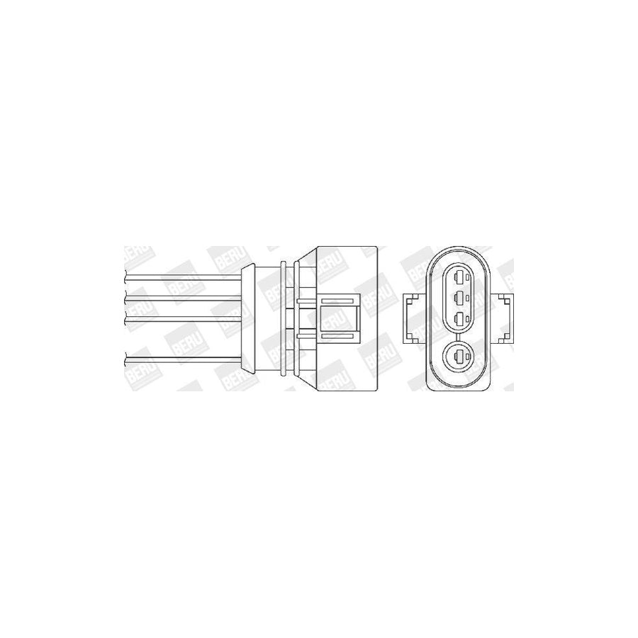 Beru OPH024 Lambda Sensor For Audi A6