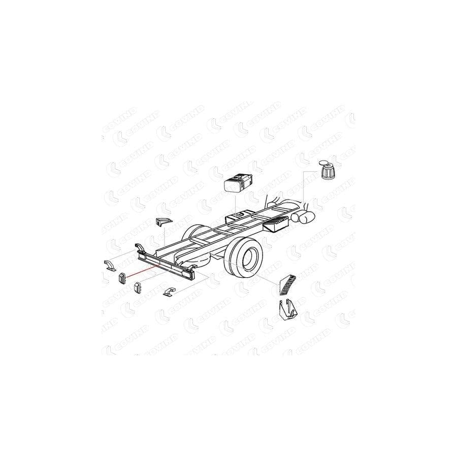 Covind 060/521 Licence Plate Light | Duco Car Parts UK