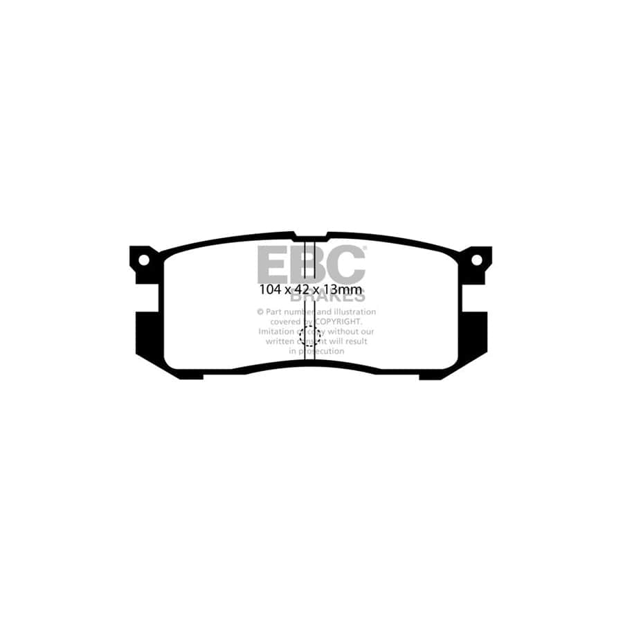 EBC PDKR349 Ford Mazda Ultimax Rear Brake Pad & Plain Disc Kit (Inc. Probe & 626) 2 | Duco Car Parts UK Car Parts