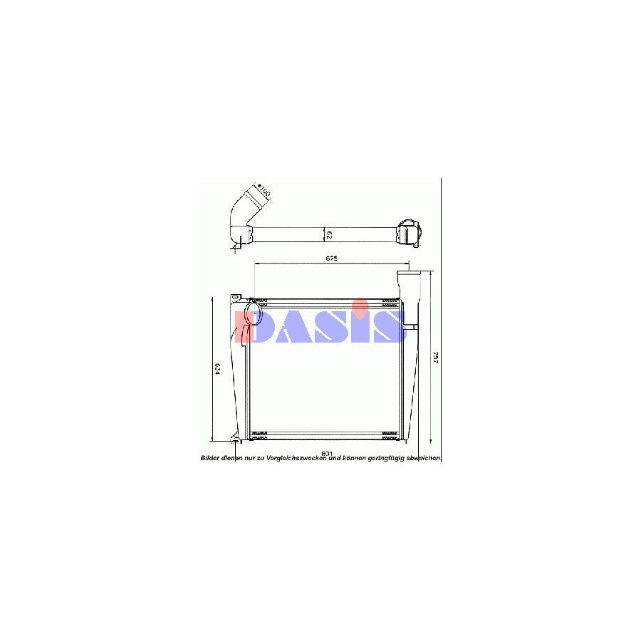 AKS Dasis 467060N Intercooler | Duco Car Parts UK