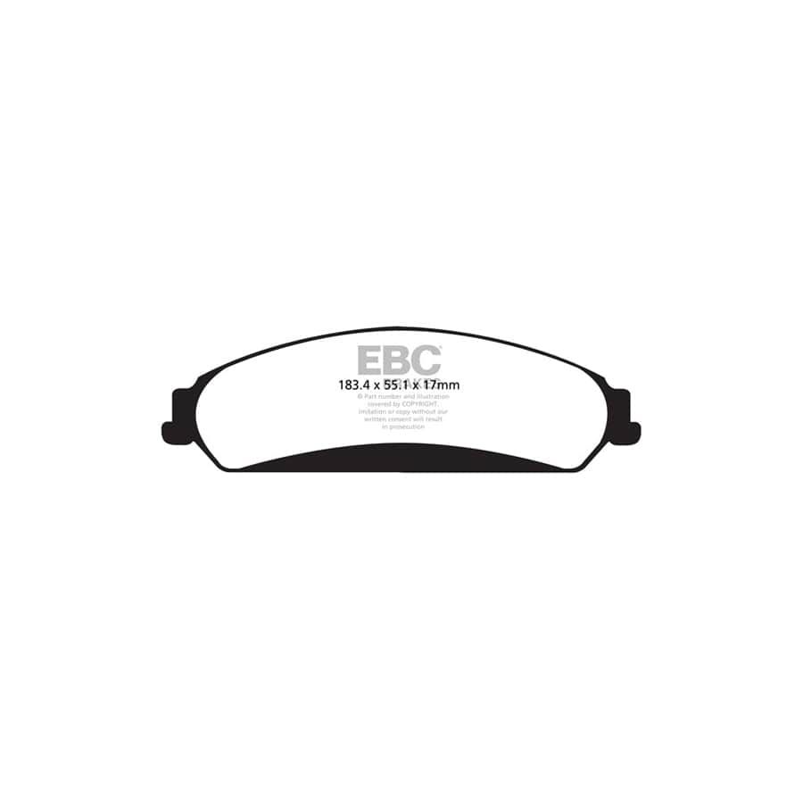 EBC PDKF393 Chrysler Dodge Ultimax Front Brake Pad & Plain Disc Kit (Inc. 300C, Challenger, Charger) 2 | Duco Car Parts UK Car Parts