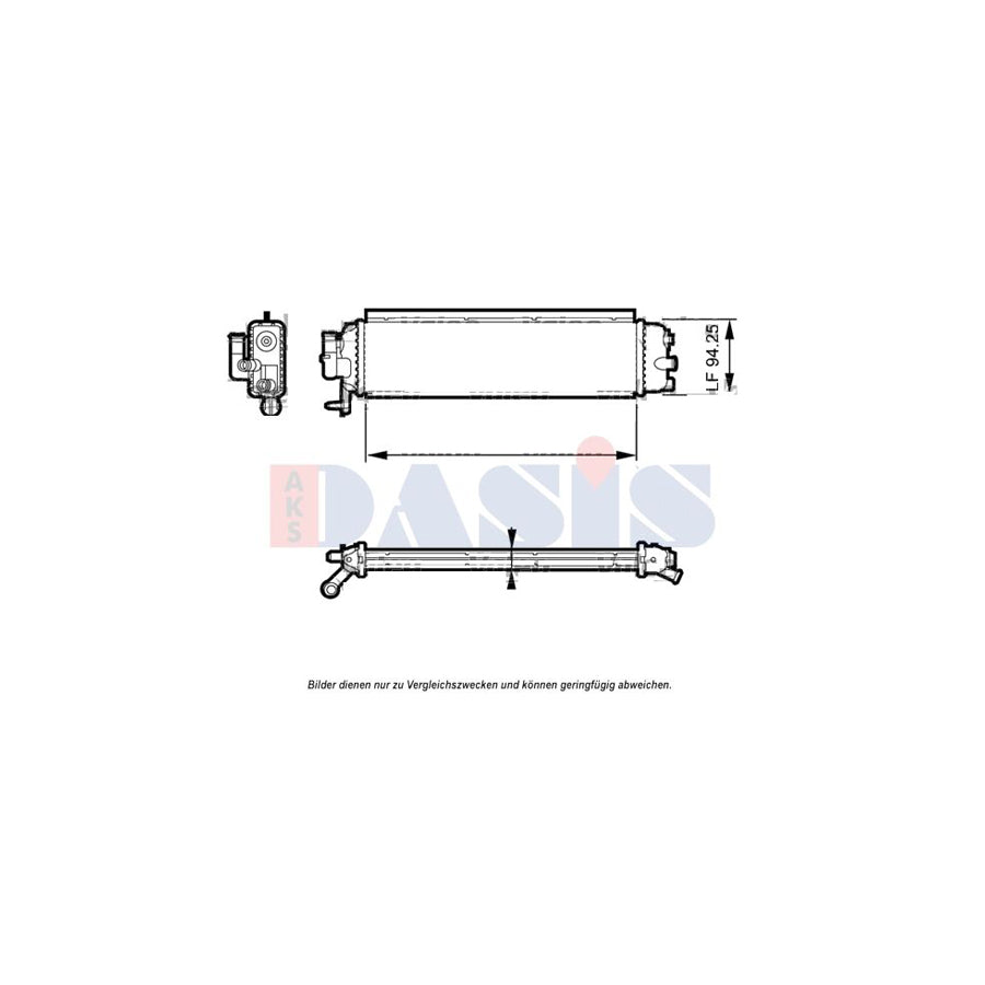 AKS Dasis 070052N Engine Radiator | Duco Car Parts UK
