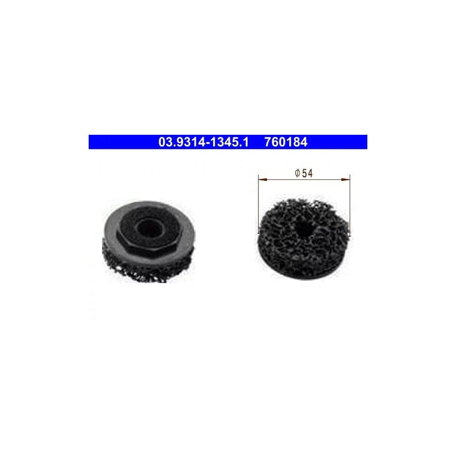 ATE 03.9314-1345.1 Cleaning Disc, Wheel Hub Cleaning Set