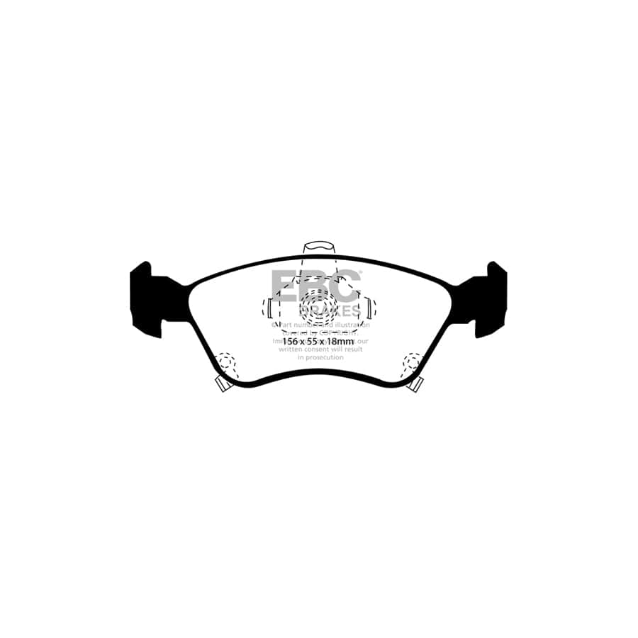 EBC PDKF1907 Toyota Avensis Ultimax Front Brake Pad & Plain Disc Kit 2 | Duco Car Parts UK Car Parts