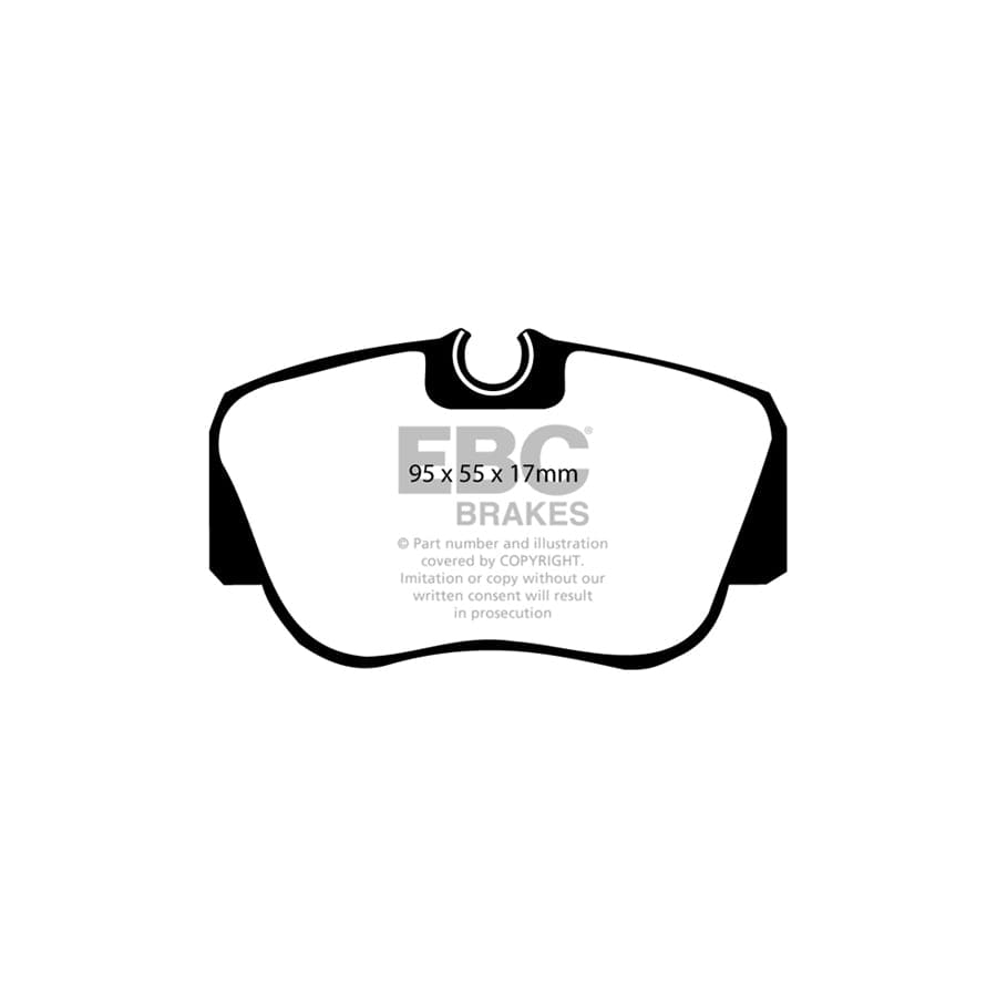 EBC PDKF1250 Mercedes-Benz W201 Ultimax Front Brake Pad & Plain Disc Kit - ATE Caliper 2 | Duco Car Parts UK Car Parts