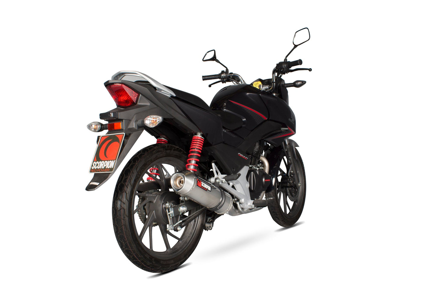 Scorpion EHA171SEO Honda CB125 F Factory Oval Full System - Polished Stainless Steel Sleeve | Duco Car Parts UK UK