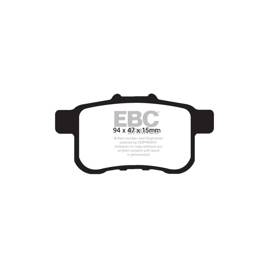 EBC PDKR374 Honda Accord Ultimax Rear Brake Pad & Plain Disc Kit 2 | Duco Car Parts UK Car Parts