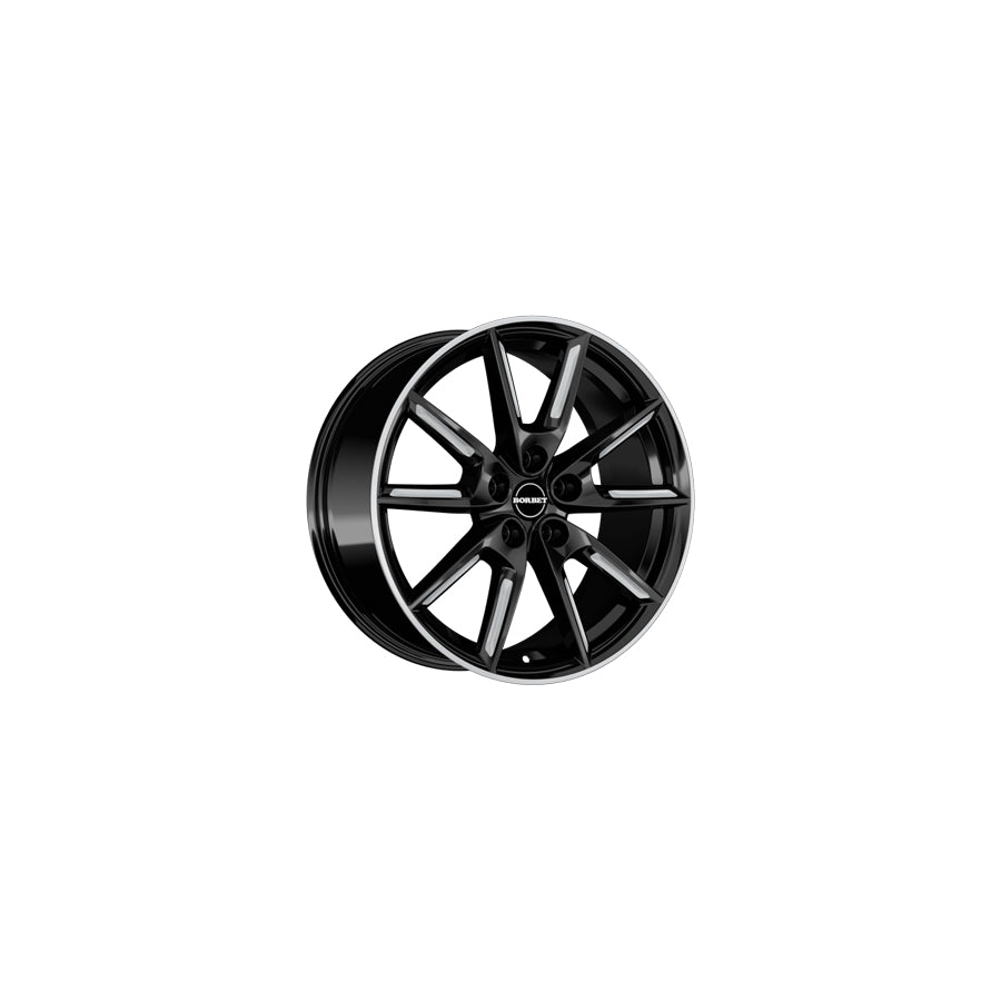 Borbet LX18 8x18 ET48 LX18 80848112566,6BMSSR Black Matt Silver Spoke Rim Wheel | Duco Car Parts UK Car Parts
