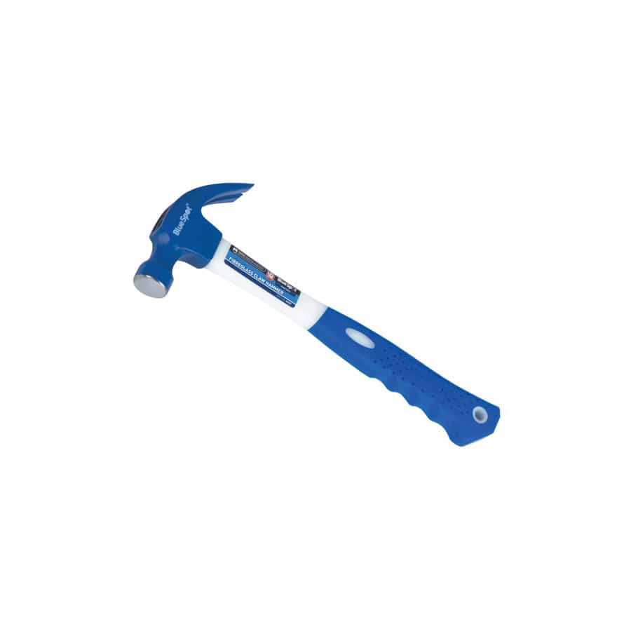 BlueSpot Tools B/S26147 Claw Hammer Fibreglass Shaft 570g (20oz) | Duco Car Parts UK