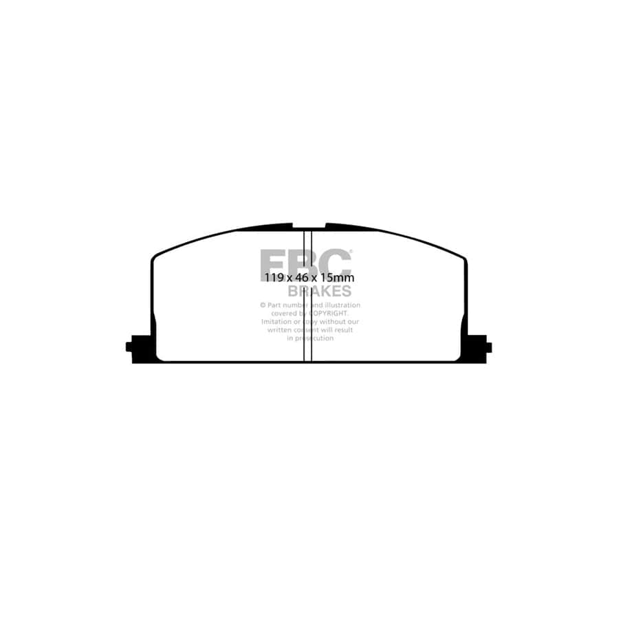 EBC PDKF1917 Toyota Camry Ultimax Front Brake Pad & Plain Disc Kit 2 | Duco Car Parts UK Car Parts
