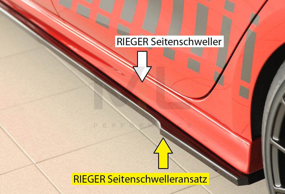 Rieger 00088221 SEAT Leon KL Side Skirt Splitter 3 | Duco Car Parts UK Car Parts