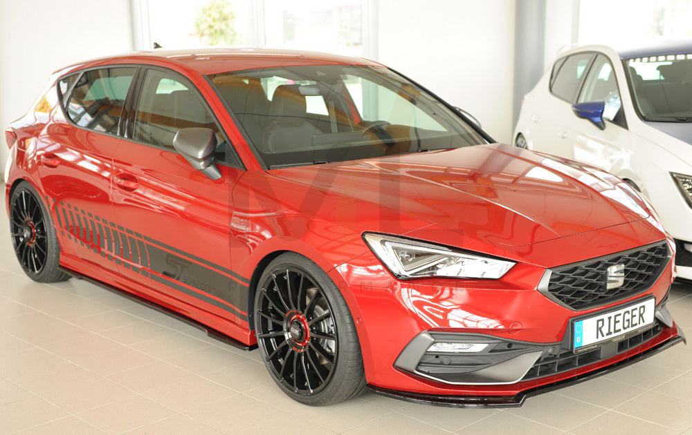 Rieger 00088221 SEAT Leon KL Side Skirt Splitter 8 | Duco Car Parts UK Car Parts