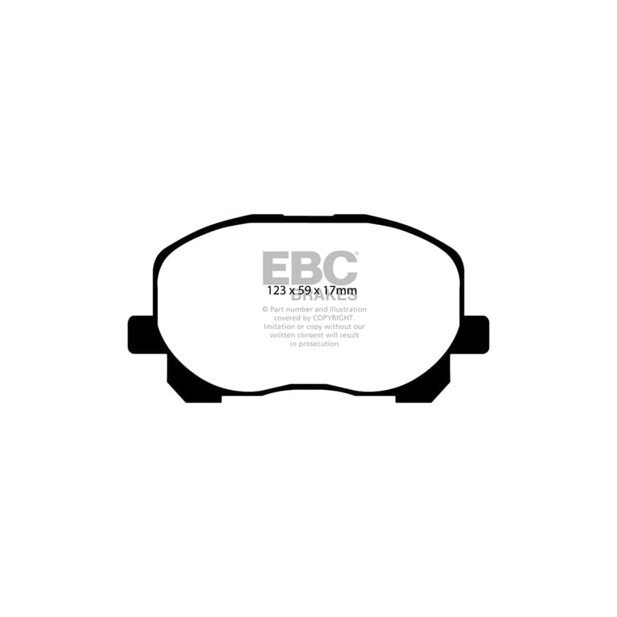 EBC PDKF1916 Toyota Avensis Verso Ultimax Front Brake Pad & Plain Disc Kit - Sumitomo Caliper 2 | Duco Car Parts UK Car Parts